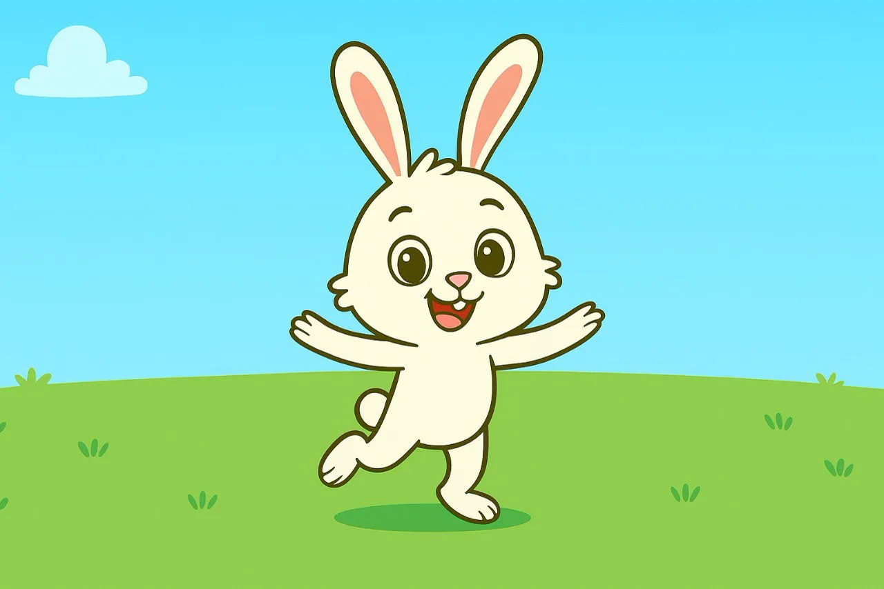 Rabbit character attempt for the Yagusha fairy-tale world